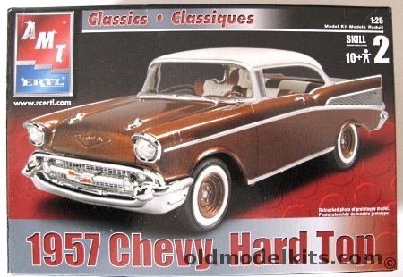 AMT 1/25 1957 Chevrolet Bel Air - 2 Door Hardtop, 31543 plastic model kit